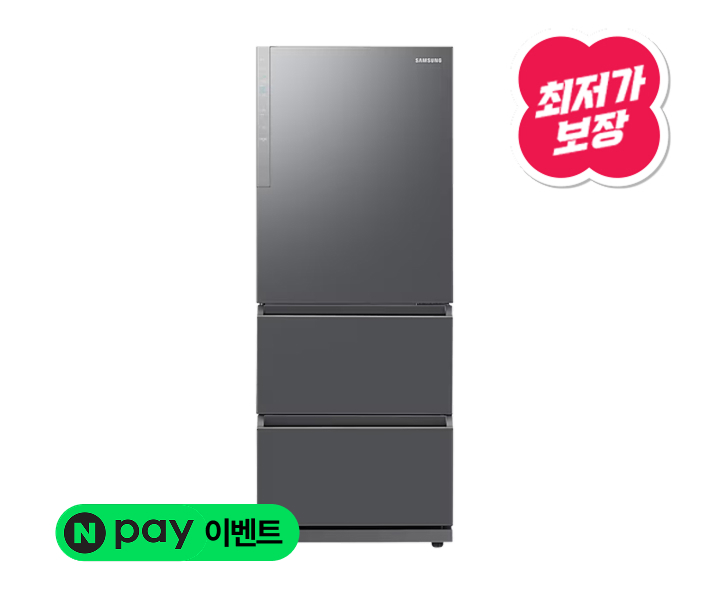 [블프특가]김치플러스 3도어 김치냉장고 328L