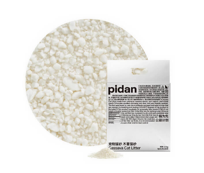 고양이모래 2.4kg X 4팩(24L)_pidan-카사바오리지널