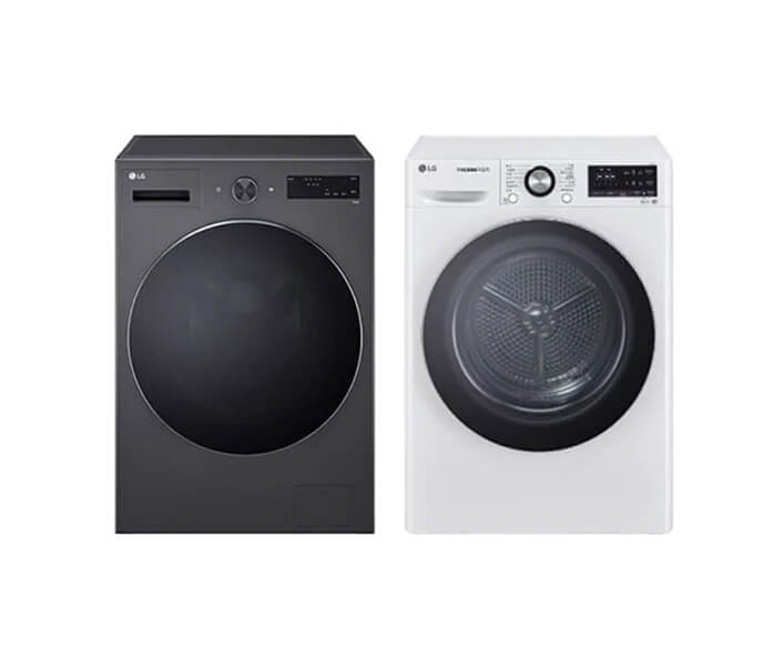 트롬 세탁기 17kg + 건조기 10kg (네이처 에센스 그라파이트)