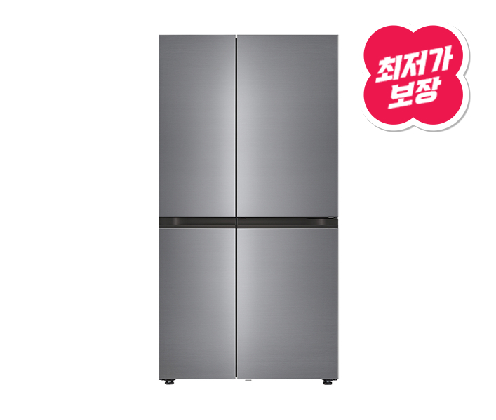AI 오브제컬렉션 매직스페이스 냉장고 832L 프라임 실버