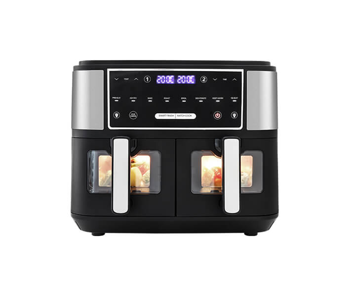 [특가] 대용량 듀얼에어프라이기 4.5L+4.5L