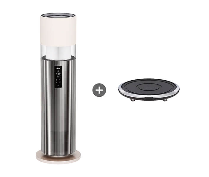 퓨리케어 오브제컬렉션 하이드로타워 가습기 (무빙휠 포함)