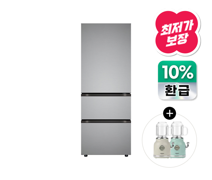 [으뜸효율] 디오스 오브제컬렉션 김치톡톡 327L 냉장고