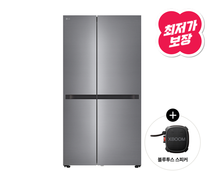 AI 오브제컬렉션 양문형 냉장고 661L 프라임 실버