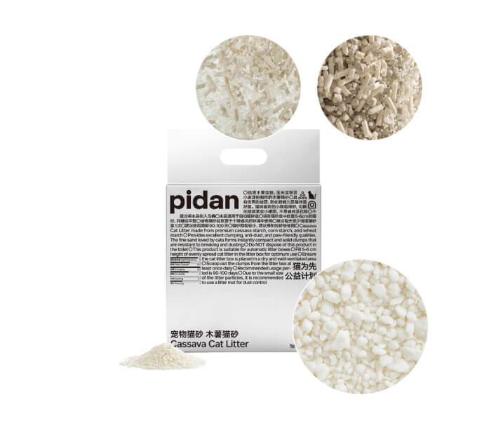 고양이모래 2.4kg X 4팩(24L) pidan-두카