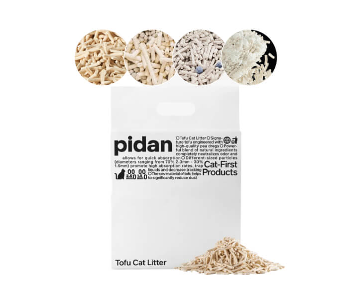 고양이모래 2.4kg X 4팩(24L) pidan-두카벤 3in1/두벤/카벤/두벤커피