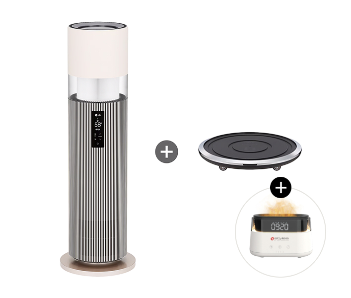 퓨리케어 오브제컬렉션 하이드로타워 가습기 (무빙휠 포함)