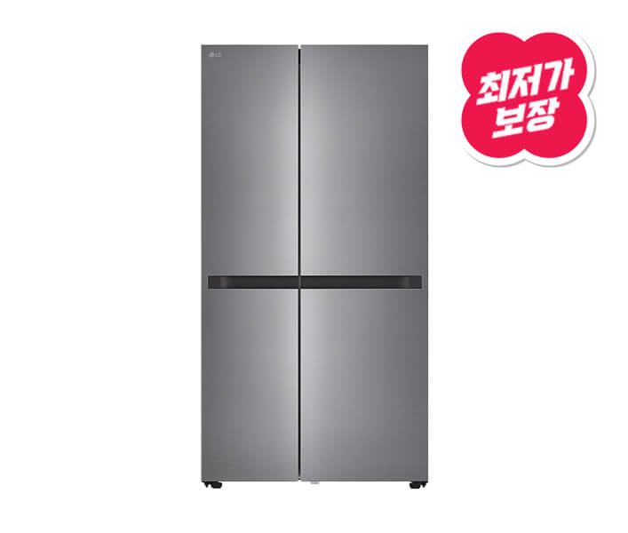 AI 오브제컬렉션 양문형 냉장고 661L 프라임 실버